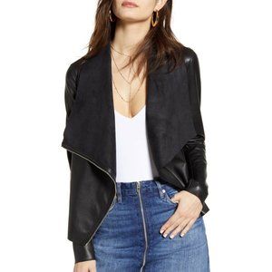 SOLD-BLANK NYC NWT Black Faux Leather Moto